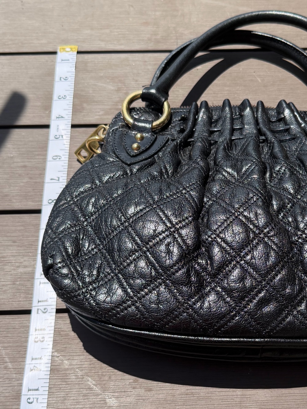 Marc Jacobs Vintage Black Quilted Leather Cecilia Satchel Resort 2007 - Picture 17 of 17